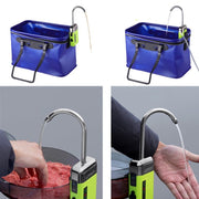 LINNHUE Pompa dell'acqua automatica Ricarica dell'assorbitore d'acqua Pompa di aerazione per la pesca all'aperto, LINNHUE