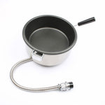 Macchina per popcorn elettrica a manovella commerciale Pentola per popcorn, Hand-cranked