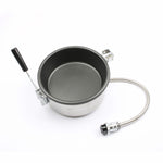 Macchina per popcorn elettrica a manovella commerciale Pentola per popcorn, Hand-cranked