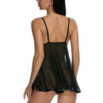 3 pezzi di camicia da notte sottopancia in rete con prospettiva sexy, S, M, L, XL