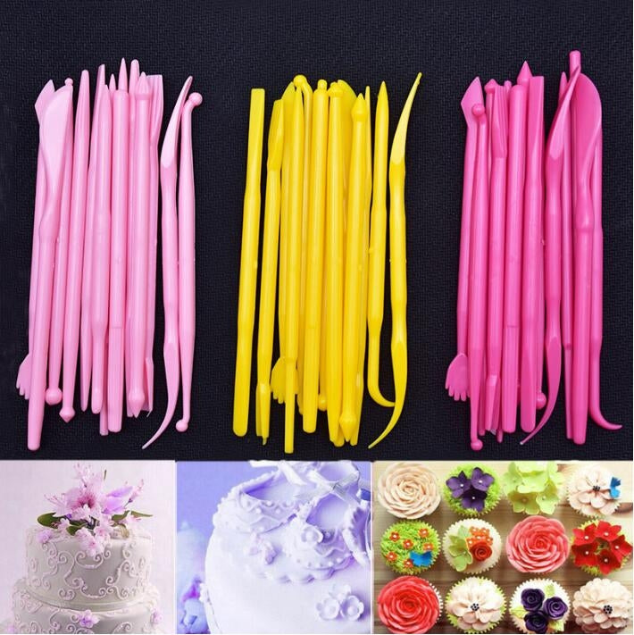 Penna per incisione su torta, mini strumenti per incisione per fondente da 28 pezzi, 28 PCS Yellow, 28 PCS Rose Red, 28 PCS Pink
