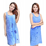 Asciugamani da bagno Fashion Lady Indossabile Asciugamano da bagno magico ad asciugatura rapida Beach Spa Accappatoi Gonna da bagno