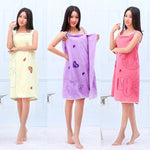 Asciugamani da bagno Fashion Lady Indossabile Asciugamano da bagno magico ad asciugatura rapida Beach Spa Accappatoi Gonna da bagno