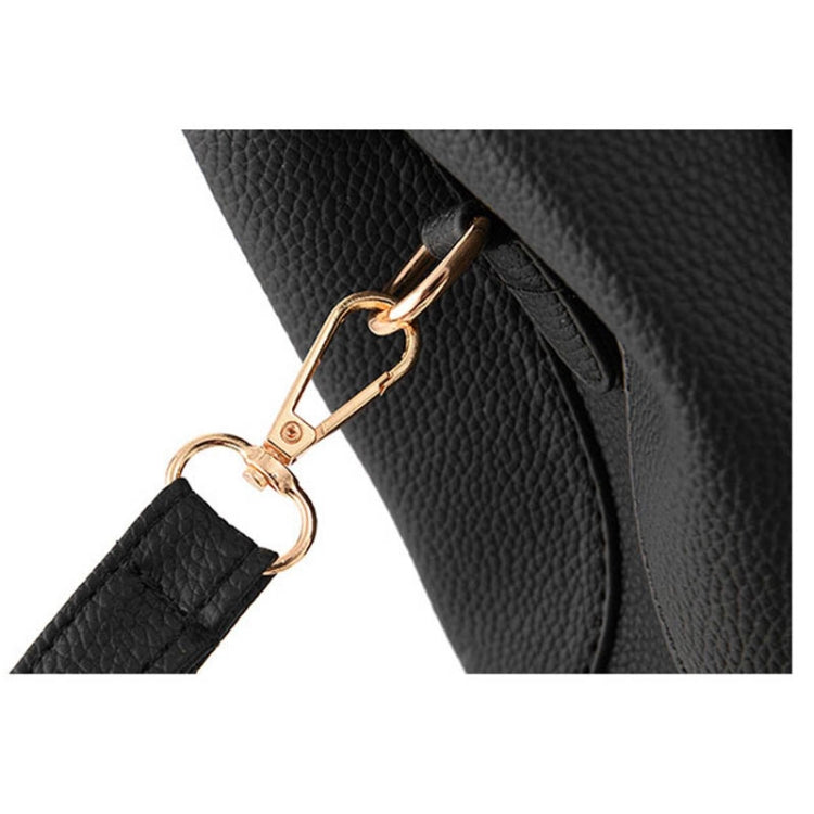Borsa a tracolla dolce con fiocco in fiore di prugna di lusso da donna