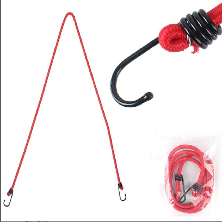 Corda per raggruppamento all'aperto Tende elastiche Fibbia in metallo Stendibiancheria ad alta elasticità Gancio per imballaggio bagagli da campeggio