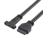 Cavo deflettore USB 3.0 20P a USB Type-C 50 cm