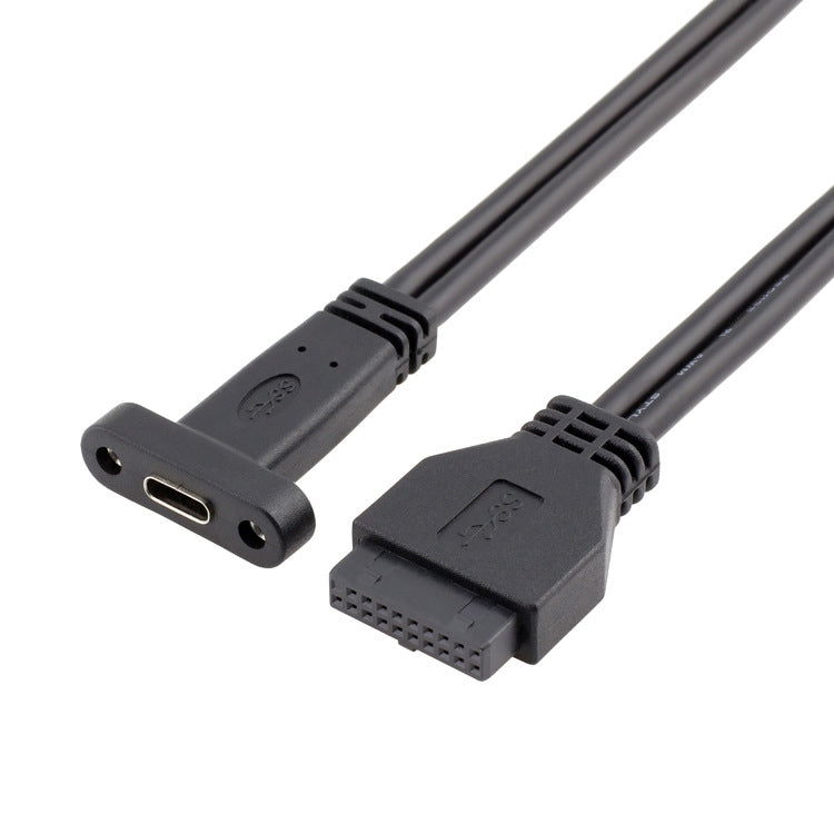 Cavo deflettore USB 3.0 20P a USB Type-C 50 cm