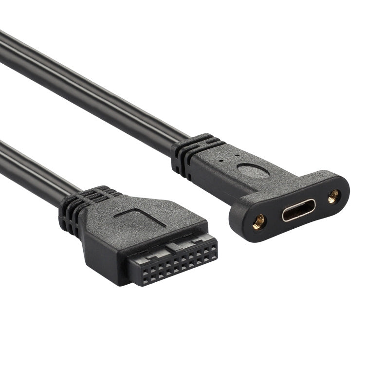 Cavo deflettore USB 3.0 20P a USB Type-C 50 cm