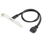 Cavo deflettore USB 3.0 20P a USB Type-C 50 cm