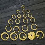Orologio da parete 3D tridimensionale acrilico moda adesivi murali specchio orologio orologio decorativo combinato cerchio fai da te