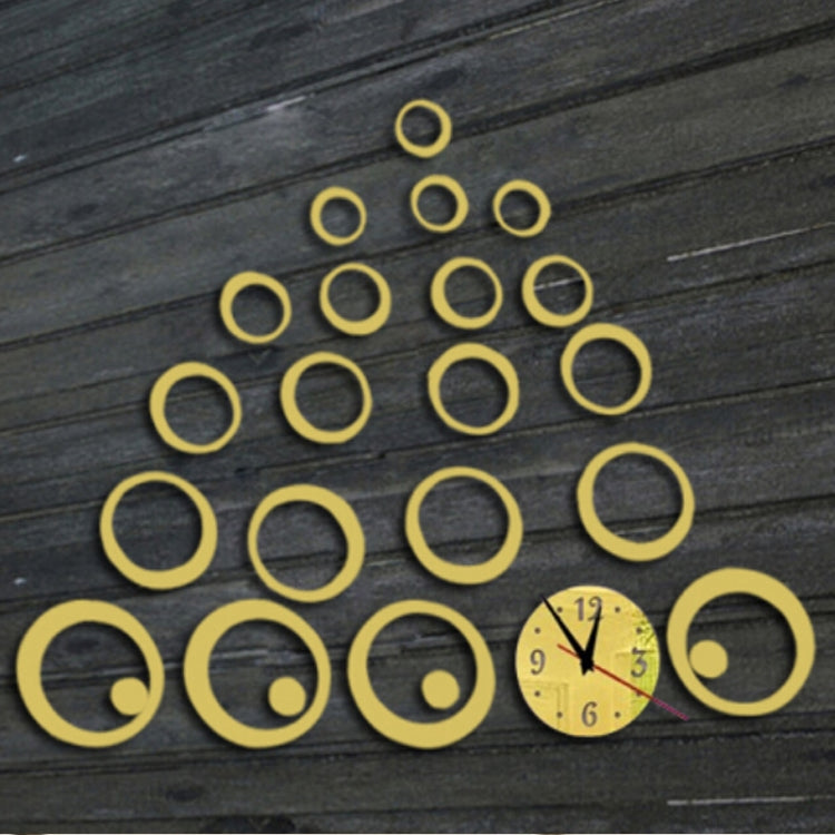 Orologio da parete 3D tridimensionale acrilico moda adesivi murali specchio orologio orologio decorativo combinato cerchio fai da te