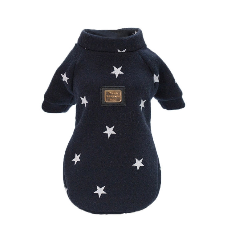 Maglione caldo per cani con motivo a stella autunno inverno