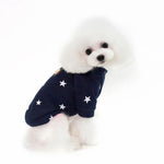Maglione caldo per cani con motivo a stella autunno inverno