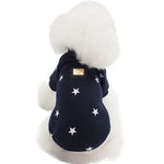Maglione caldo per cani con motivo a stella autunno inverno