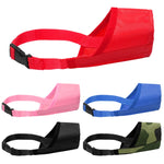 Fornitore di animali domestici Museruola per cani In nylon traspirante Confortevole maglia morbida Maschera per bocca regolabile per animali domestici Previene il morso, 12cm, 14cm, 16cm, 18cm, 20cm, 22cm, 24cm