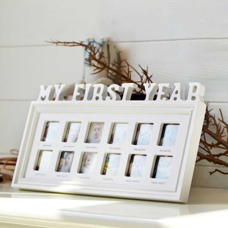 Espositore per foto in crescita con cornice commemorativa per bambini, decorazione creativa per la casa fai da te