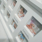 Espositore per foto in crescita con cornice commemorativa per bambini, decorazione creativa per la casa fai da te