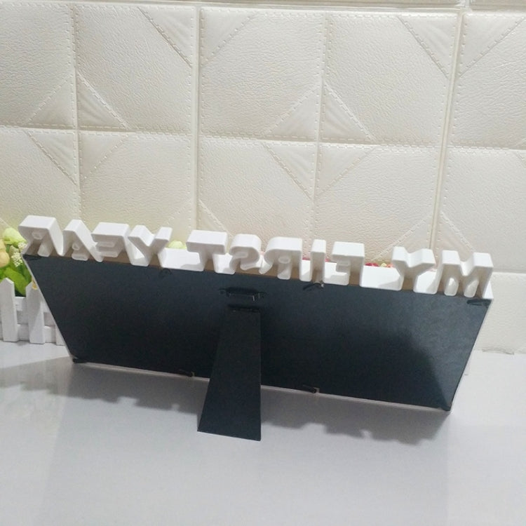 Espositore per foto in crescita con cornice commemorativa per bambini, decorazione creativa per la casa fai da te