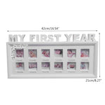 Espositore per foto in crescita con cornice commemorativa per bambini, decorazione creativa per la casa fai da te