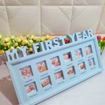 Espositore per foto in crescita con cornice commemorativa per bambini, decorazione creativa per la casa fai da te
