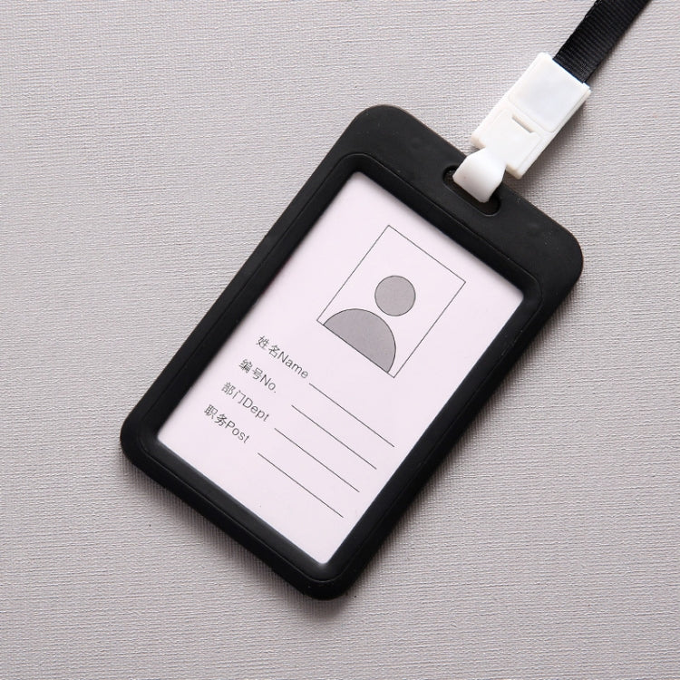 Porta carte di credito in PU con tracolla e cordino