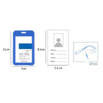 Porta carte di credito in PU con tracolla e cordino