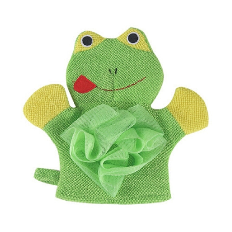 Guanti da bagno ispessiti per asciugamano da bagno fronte-retro per bambini dei cartoni animati