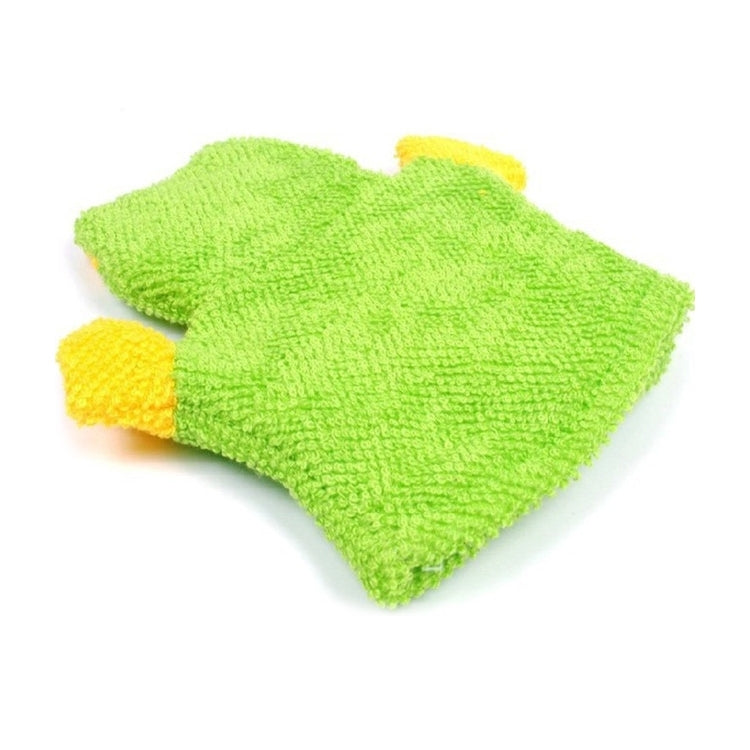 Guanti da bagno ispessiti per asciugamano da bagno fronte-retro per bambini dei cartoni animati