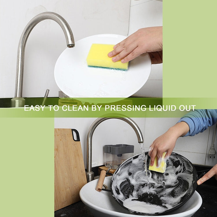 Pressa per dispenser di sapone, detersivo per cucina, pressa per lavaggio, Gray, Silver