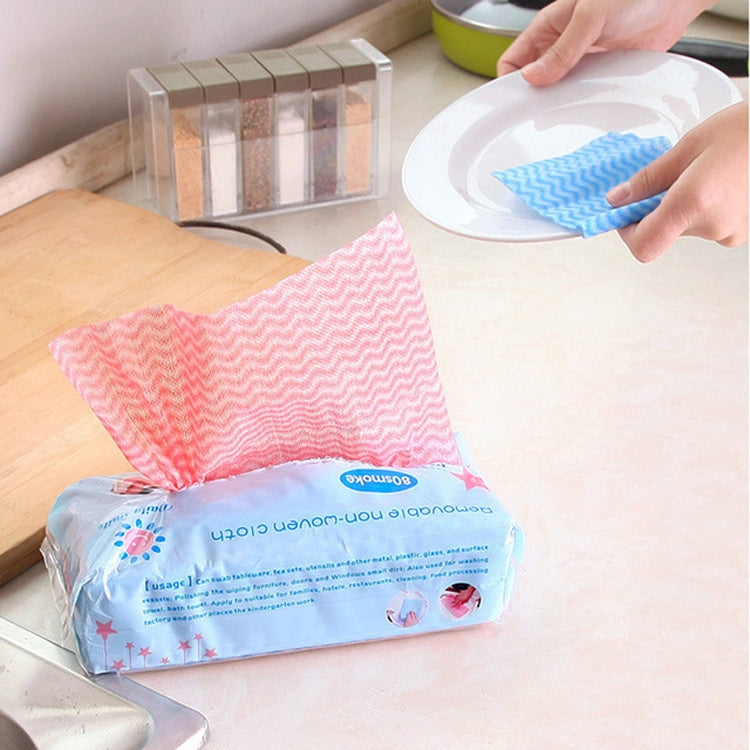 Strofinaccio in tessuto non tessuto usa e getta di tipo pull da 80 fogli, Non-woven DishCloth(Red), Non-woven DishCloth(Blue), Non-woven DishCloth(Green), Non-woven DishCloth(Beige)