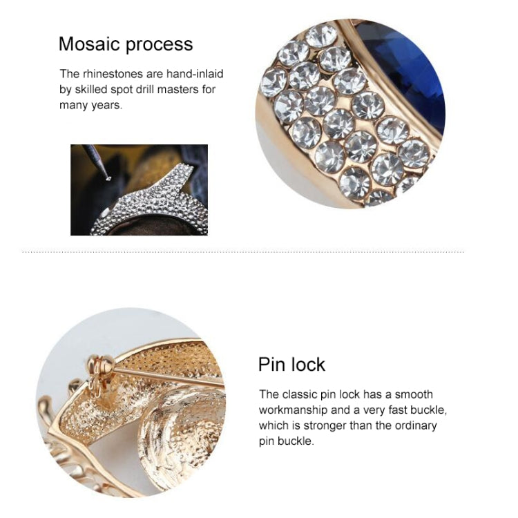Moda Angelo Lacrime Spilla Pin Diamante Ciglia Corpetto
