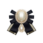 Accessori di abbigliamento con spilla in stoffa con fiocco e fiocco di perle da donna, Pin Buckle Version, Tie Belt Version