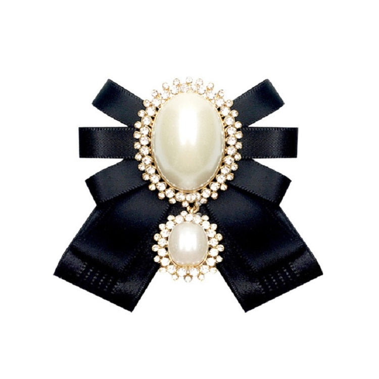 Accessori di abbigliamento con spilla in stoffa con fiocco e fiocco di perle da donna, Pin Buckle Version, Tie Belt Version