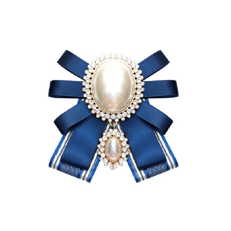 Accessori di abbigliamento con spilla in stoffa con fiocco e fiocco di perle da donna, Pin Buckle Version, Tie Belt Version