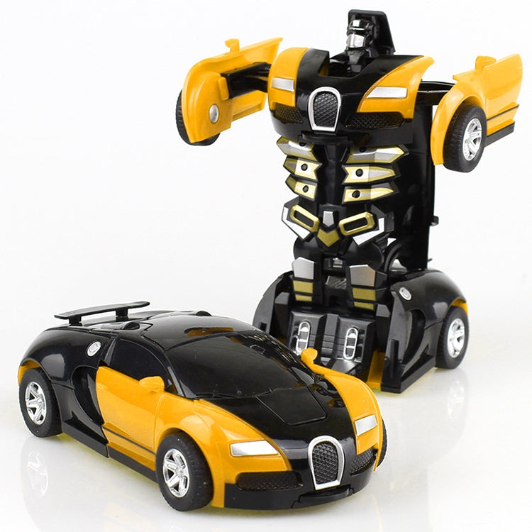 Modello di auto giocattolo con deformazione da impatto per auto giocattolo trasformabile con un clic