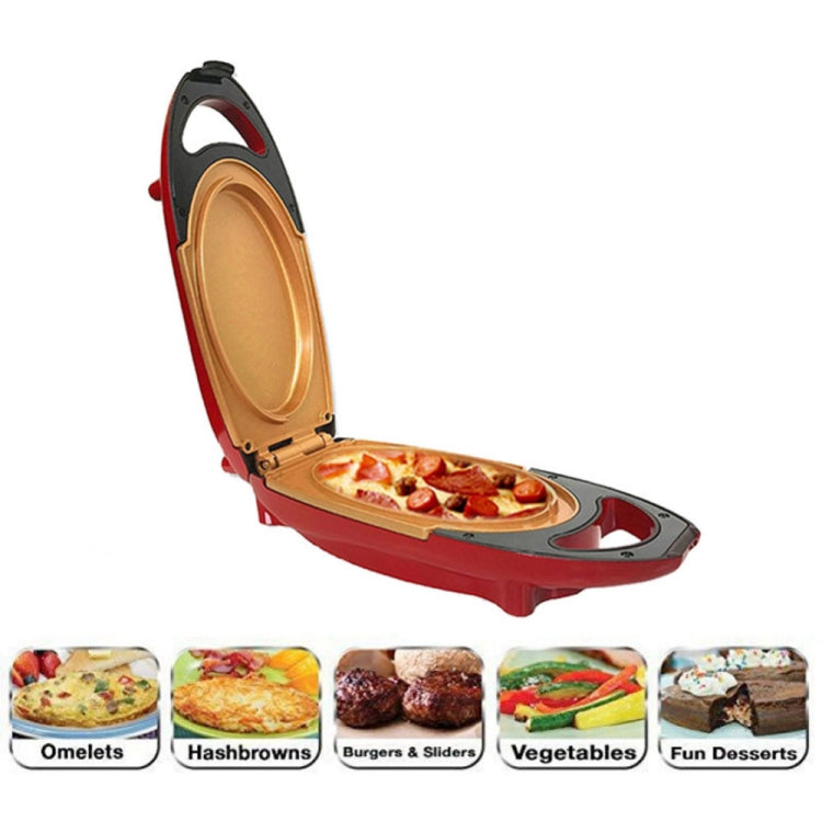 Pentola elettrica antiaderente per pizza e barbecue 37cm