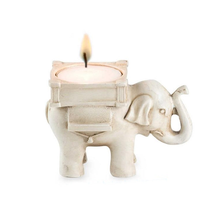 Portacandele portacandele retrò con elefante, candeliere, decorazioni per la casa, artigianato, portacandele, Elephant Tea Light