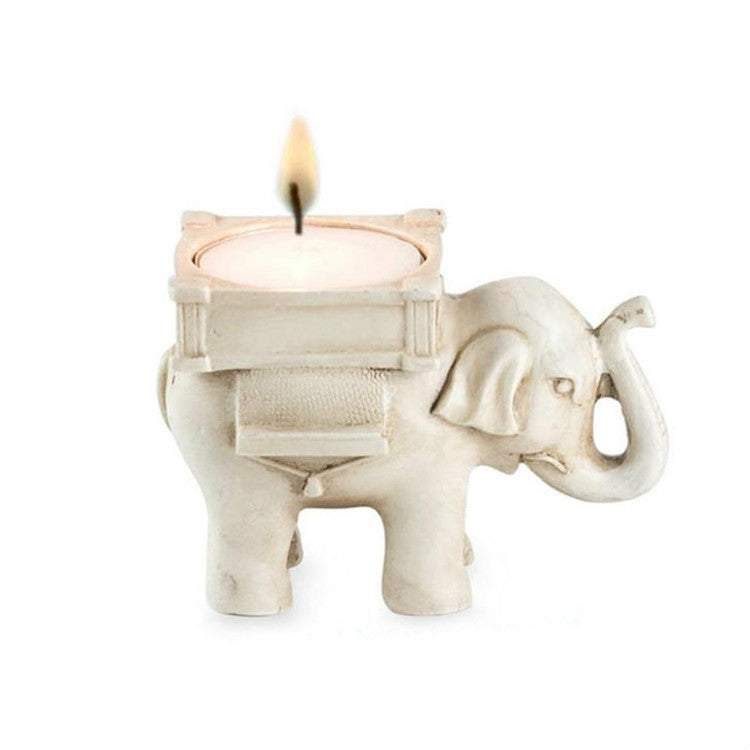 Portacandele portacandele retrò con elefante, candeliere, decorazioni per la casa, artigianato, portacandele, Elephant Tea Light