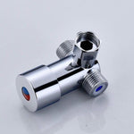 Valvola a tre vie a temperatura regolabile in ottone Interruttore miscelatore acqua calda e fredda Rubinetto a induzione in ottone, Three-way Valve