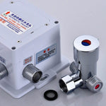Valvola a tre vie a temperatura regolabile in ottone Interruttore miscelatore acqua calda e fredda Rubinetto a induzione in ottone, Three-way Valve