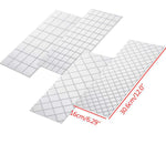 2 set di stampi per torte fai da te, stampi per stampa fondente Wexture, Plaid pattern, Roll rattan