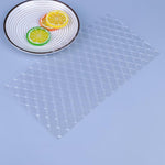 2 set di stampi per torte fai da te, stampi per stampa fondente Wexture, Plaid pattern, Roll rattan