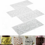 2 set di stampi per torte fai da te, stampi per stampa fondente Wexture, Plaid pattern, Roll rattan