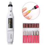1 Set di potenza professionale elettrica per manicure macchina penna pedicure lima per unghie strumenti per unghie trapano a 6 punte trapano per unghie, US Plug Rose Red, US Plug Blue, US Plug White, EU Plug White, EU Plug Rose Red, EU Plug Black      ...