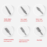 1 Set di potenza professionale elettrica per manicure macchina penna pedicure lima per unghie strumenti per unghie trapano a 6 punte trapano per unghie, US Plug Rose Red, US Plug Blue, US Plug White, EU Plug White, EU Plug Rose Red, EU Plug Black      ...