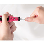 1 Set di potenza professionale elettrica per manicure macchina penna pedicure lima per unghie strumenti per unghie trapano a 6 punte trapano per unghie, US Plug Rose Red, US Plug Blue, US Plug White, EU Plug White, EU Plug Rose Red, EU Plug Black      ...