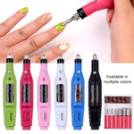 1 Set di potenza professionale elettrica per manicure macchina penna pedicure lima per unghie strumenti per unghie trapano a 6 punte trapano per unghie, US Plug Rose Red, US Plug Blue, US Plug White, EU Plug White, EU Plug Rose Red, EU Plug Black      ...