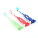 Set 3 spazzolini da denti per bambini con cartoni animati