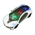 Giocattolo elettrico supercar 3D con luci e musica