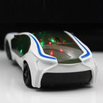Giocattolo elettrico supercar 3D con luci e musica